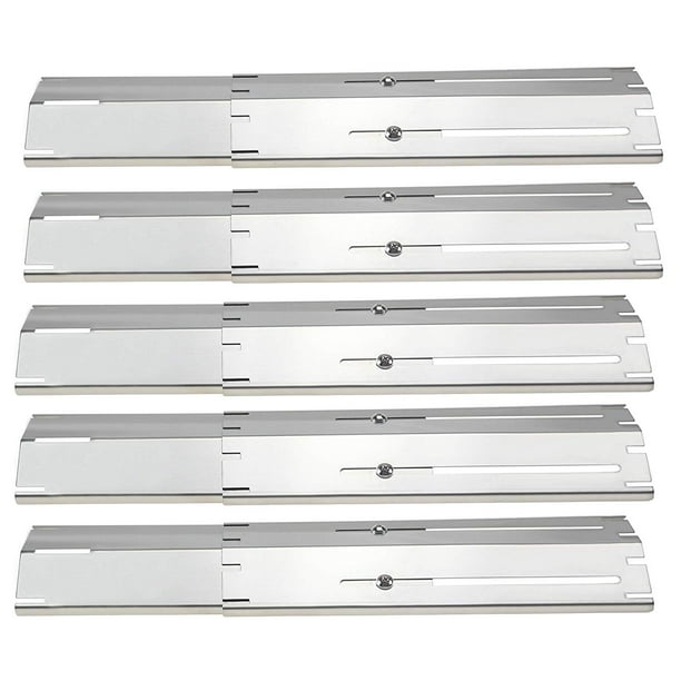 Set of Five Replacement Stainless Steel Heat Plates for Gas Grill Models from Dy Set of Five Replacement Stainless Steel Heat Plates for Gas Grill Models from Dy